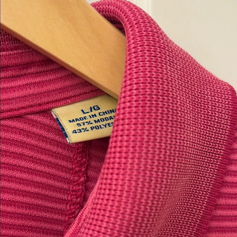 Tommy Bahama Pink Polo Shirt Relaxed Fit - Picture 3 of 5
